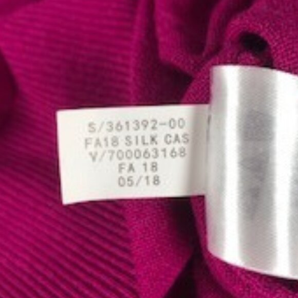 Banana Republic Silk Cashmere Sweater, Deep Pink, Luxury, Barbie, M US - Picture 5 of 6